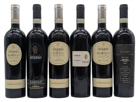 BAROLO Beni di Batasiolo, 1 "Boscareto", 1 "la Morra", 1 "bussia vigneto bofani