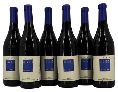 BAROLO, "Cannubi Boschis", Sandrone, 1990 - 6 bottiglie

Il presente lotto č vi