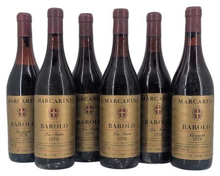 BAROLO, 4 "La Serra" e 2 "Bunate"1978 - 6 bottiglie (1 B, 1 MB, 1 LB)

Il prese