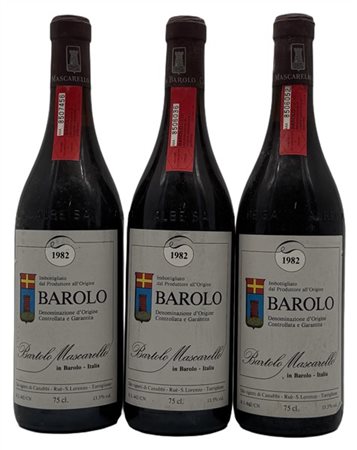 BAROLO, Bartolo Mascarello, 1982 - 3 bottiglie

Il presente lotto č visionabile