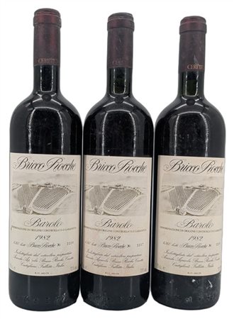 BAROLO, Bricco Rocche, Castiglione Falletto, 1982 - 3 bottiglie (els)

Il prese