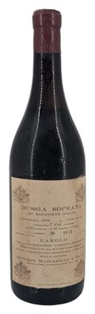 BAROLO, Bussia Soprana di Monforte d'Alba, Giuseppe Mascarello, 1970 - 1 bottig