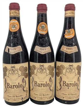 BAROLO, riserva speciale, Cantine del Barolo, 1961 - 3 bottiglie

Il presente l