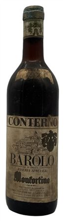 BAROLO, riserva speciale, Conterno, 1971 - 1 bottiglie (MB, ets, et)

Il presen