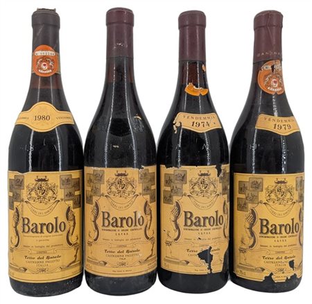 BAROLO, Terre del Barolo, Castiglione Falletto, 1 de 1979 e 1 de 1980, 1 senza