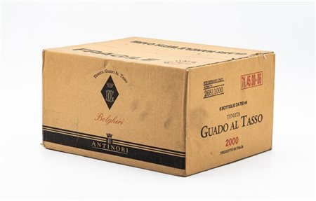 BOLGHERI SUPERIORE, Guado al Tasso, Marchesi Antinori, 2000 - 6 bottiglie

Il p