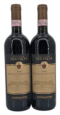 BRUNELLO DI MONTALCINO, Castello Tricerchi, 2006 - 2 bottiglie

Il presente lot