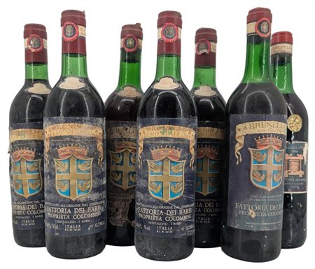 BRUNELLO DI MONTALCINO, Fattoria dei Barbi, 1 de 1968, 1 de 1971, 4 de 1978 e 1