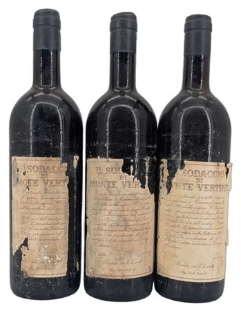 IL SODACCIO DI MONTEVERTINE, vino di tavola, 1982 - 3 bottiglie (eta)

Il prese