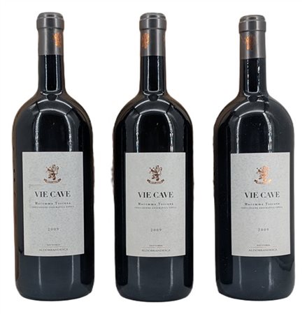 MAREMMA TOSCANA, "Vie Cave", Tenuta Fattoria Aldobrandesca, 2009 -3 bottiglie