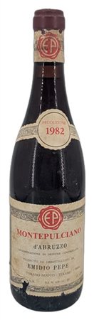 MONTEPULCIANO d'ABRUZZO, Emidio Pepe, 1982 - 1 bottiglia (ea)

Il presente lott