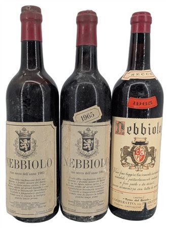 NEBBIOLO, Cantina Terre del Barolo castiglione Falletto, 1965 - 3 bottiglie

Il