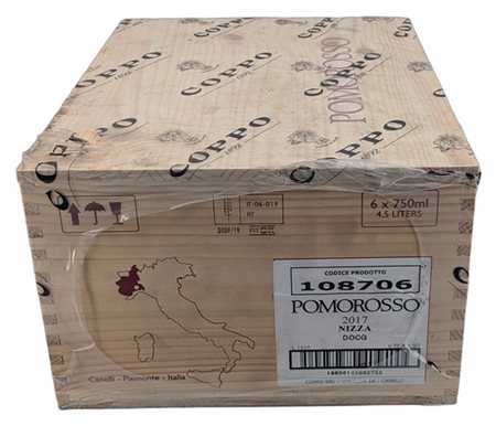 NIZZA IGP, Pomorosso, Coppo, 2017 - 6 bottiglie

Il presente lotto č visionabil