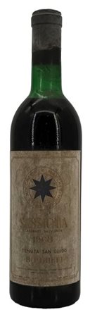 TENUTA SAN GUIDO, Sassicaia, 1968 - 1 bottiglia (MB, et)

Il presente lotto č v