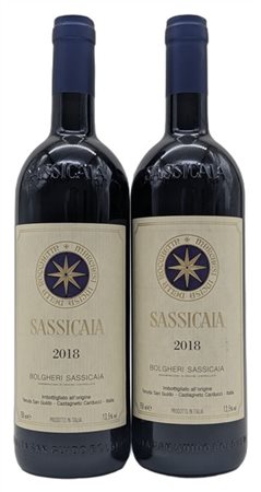 TENUTA SAN GUIDO, Sassicaia, 2018 - 2 bottiglie