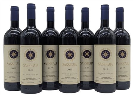 TENUTA SAN GUIDO, Sassicaia, 2019 - 7 bottiglie
