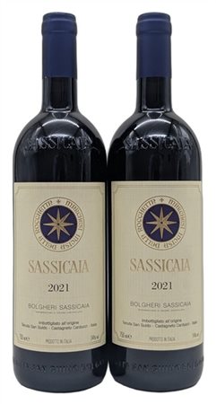 TENUTA SAN GUIDO, Sassicaia, 2021 - 2 bottiglie