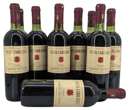 VENETO, Cabernet Sauvignon, Feudi-Carraresi - 9 bottiglie

Il presente lotto č