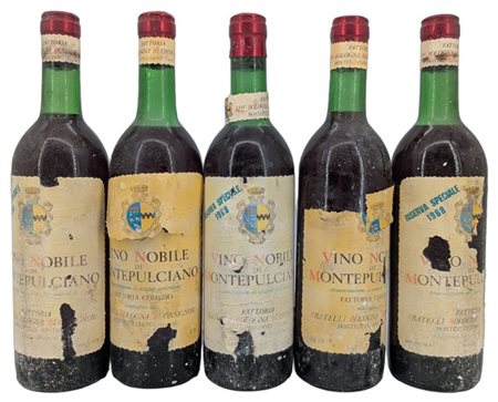 VINO NOBILE DI MONTEPULCIANO, fratelli Bologna Buonsignori, 2 riserva 1968 - 5