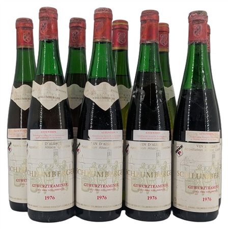 ALSACE, Gewurztraminer, Domaine Schlumberger, 1976 - 9 bottiglie (B)

Il presen