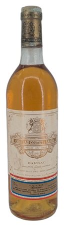 CH. COUTET A BARSAC, Barsac, 1er grand cru classé, 1981 - 1 bottiglia (LB, elt)