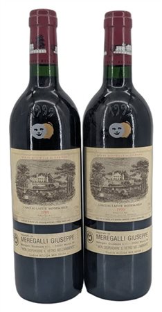 CH. LAFITE ROTHSCHILD, 1er grand cru classé, Pauillac, 1999 - 2 bottiglie