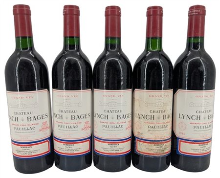 CH. LYNCH-BAGES, 5čme cru classé, Pauillac, 1986 - 5 bottiglie (2 TLB)

Il pres