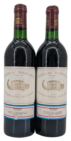 CH. MARGAUX, 1er grand cru classé, Margaux, 1983 - 2 bottiglie (J)

Il presente