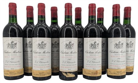 CH. MONTROSE, 2nd cru classé, Saint-Estčphe, 1983 - 10 bottiglie (1TLB, 1 J)

I