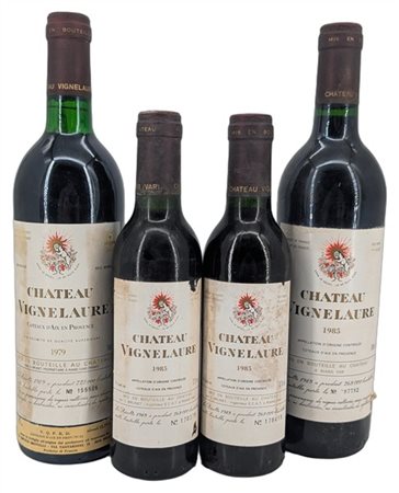CH. VIGNELAURE, Coteaux d Aix en Provence, 1 de 1979 e 3 de 1985 - 2 bottiglie