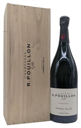 CHAMPAGNE R.POUILLON "grande vallée', extra brut - 1 double magnum