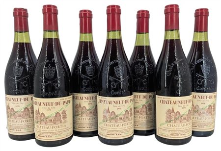 CHÂTEAUNEUF-DU-PAPE, Tęte de cru, Château-Fortia, 1978 - 7 bottiglia (2 LB)

Il