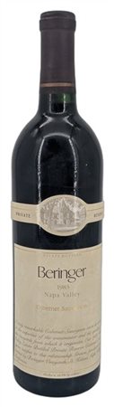 NAPA VALLEY, Cabernet sauvignon, Beringer, 1983 - 1 bottiglia

Il presente lott