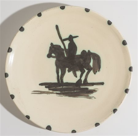 Pablo Picasso (1881 - 1973) Picador (A. R. 160) 1952 - Alla base timbri e...