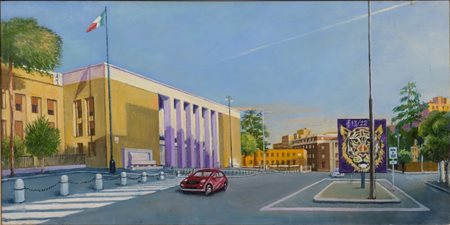 Sergio Ceccotti (1935 - ) La Sapienza 2022 - Opera firmata, titolata e datata...