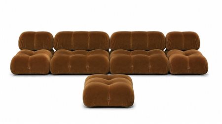 Mario Bellini (1935 - ) Divano componibile, mod. Camaleonda 1970 Materiali...