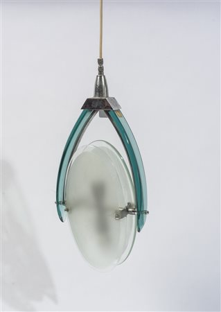 CRISTAL LUX - Lampada a sospensione anni '70 del XX secolo - Parte centrale...