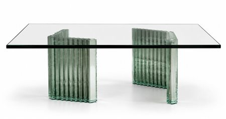 Luigi Massoni (1930 - 2013) Tavolo da salotto, mod. Supercalif - Per Gallotti...