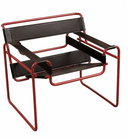 Marcel Breuer (1902 - 1981) Sedia, mod. Wassily Fine anni '90 del XX secolo -...