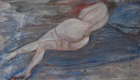 Giovanni Stradone “Nudo di schiena disteso” 1970