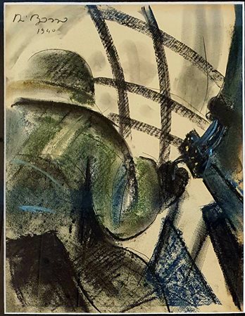Renato Di Bosso “Bombardiere in carlinga” 1940