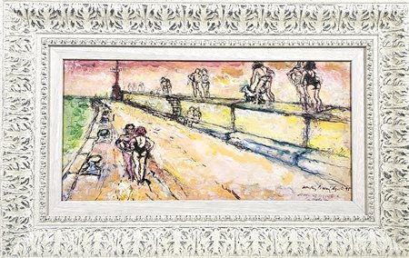 Walter Piacesi “Molo di Levante a Cattolica” 1995