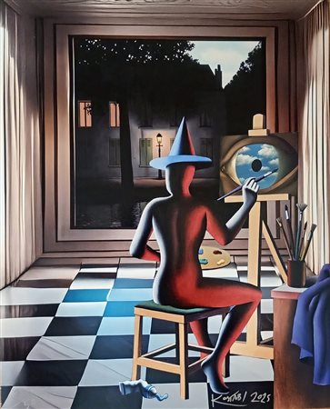 Mark Kostabi “The Visionary” 2025