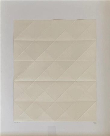 Enrico Castellani “Senza titolo” 1960