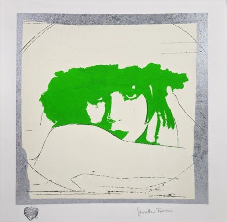 Giosetta Fioroni “Doppio Liberty” Verde luminoso