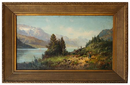 Ambrogio Preda - "Paesaggio ticinese"