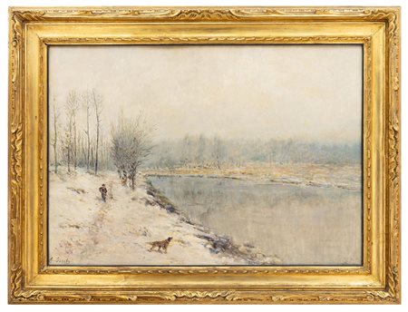 Antonio Oberto - "Battuta di caccia invernale"