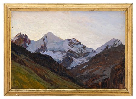 Carlo Cressini - "Paesaggio innevato "