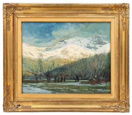Ottorino Campagnari - "Paesaggio montano"
