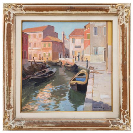 Mario Broggi - "Riflessi d'acqua - Burano"